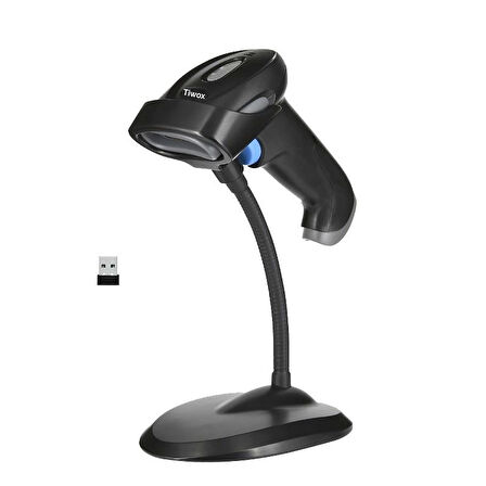 ONTECH - Tıwox Vsk-120 2d Karekod Kablosuz Barkod Okuyucu + Mını Usb Dongle + Ayak