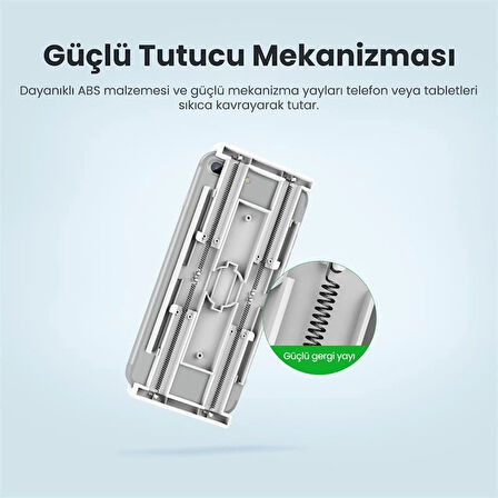 ONTECH - Ugreen Flexıble Esnek Yatak Masa Telefon Tutucu Siyah 80906