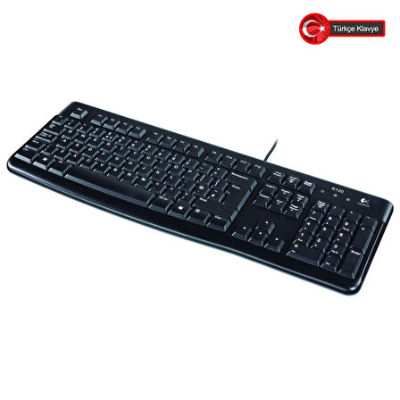 Logıtech K120, 920-002505, Usb Kablolu, Türkçe Q, Standart Klavye