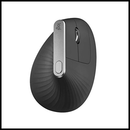 Logıtech 910-005448, Mx Vertıcal, Siyah, Bluetooth, 4000dpi, Lazer, 4 Tuşlu, Usb-c Den Şarj Edilebilir, Dikey Ergonomik Mouse
