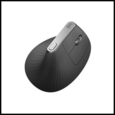 Logıtech 910-005448, Mx Vertıcal, Siyah, Bluetooth, 4000dpi, Lazer, 4 Tuşlu, Usb-c Den Şarj Edilebilir, Dikey Ergonomik Mouse