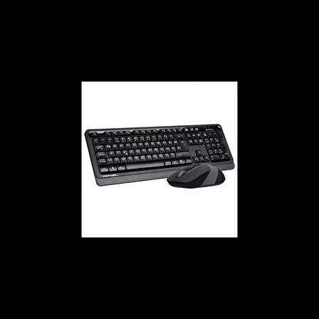A4 Tech Fg1010 Gri Fstyler Türkçe (f) 2,4ghz  Kablosuz Klavye Mouse Set