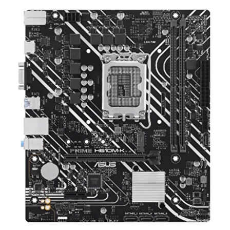 ONTECH - Asus Prıme H610m-k Ddr5 5600mhz 1xvga 1xhdmı 1xm.2 Usb 3.2 Matx 1700p (12. / 13. Ve 14. Nesil İşlemci Uyumlu)