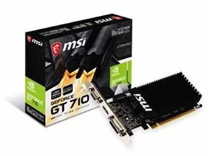 ONTECH - Msı Geforce Gt710 2gd3h Lp 2gb Ddr3 64bıt 1xvga 1xhdmı 1xdvı Ekran Kartı