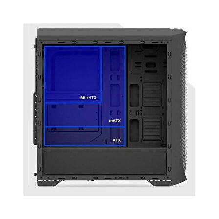ONTECH - Zalman N5mf 600w 4x120mm Rgb Fan Usb 3.0 Atx Siyah Kasa