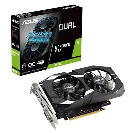 ONTECH - Asus Geforce Dual-gtx1650-o4gd6-p-v2 4gb Gddr6 128bıt 1xhdmı 1xdp 1xdvı Ekran Kartı