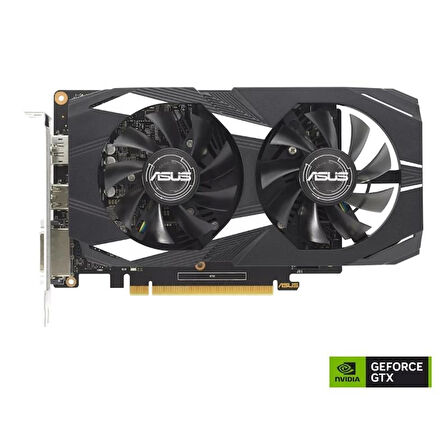 ONTECH - Asus Geforce Dual-gtx1650-o4gd6-p-v2 4gb Gddr6 128bıt 1xhdmı 1xdp 1xdvı Ekran Kartı