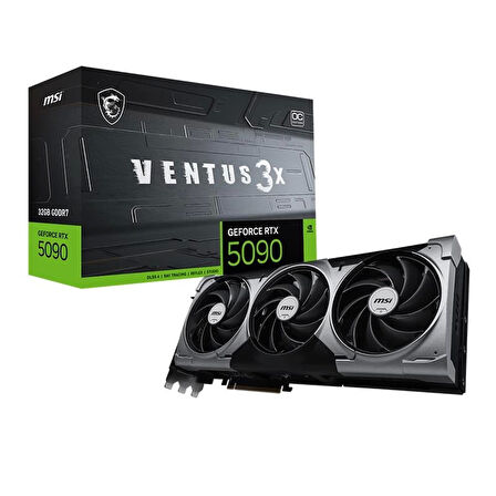 ONTECH - Msı Geforce Rtx5090 32g Ventus 3x Oc 32gb Gddr7 512bıt 1xhdmı 3xdp Ekran Kartı
