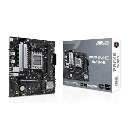 ONTECH - Asus Prıme B650m-r Ddr5 7200mhz 1xhdmı 2xm.2 Usb3.2 Matx Am5 (amd Am5 7000 Serili İşlemci Uyumlu)