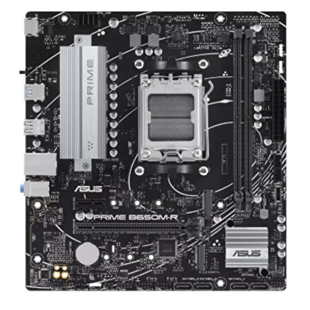 ONTECH - Asus Prıme B650m-r Ddr5 7200mhz 1xhdmı 2xm.2 Usb3.2 Matx Am5 (amd Am5 7000 Serili İşlemci Uyumlu)