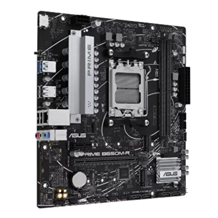 ONTECH - Asus Prıme B650m-r Ddr5 7200mhz 1xhdmı 2xm.2 Usb3.2 Matx Am5 (amd Am5 7000 Serili İşlemci Uyumlu)