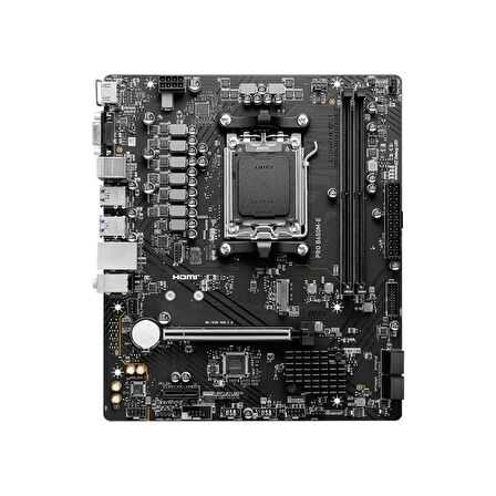 ONTECH - Msı Pro B650m-e Ddr5 6800mhz 1xvga 1xhdmı 1xm.2 Usb 3.2 Matx Am5 (amd Am5 9000,8000,7000 Serili İşlemci Uyumlu)