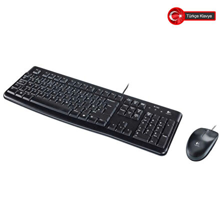 Logıtech Mk120, 920-002560, Usb Kablolu, Türkçe Q, Klavye Mouse Set