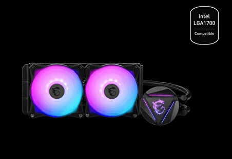 ONTECH - Msı Mag CorelıQuıd 240r V2 240mm Argb Cpu Sıvı Soğutucu (lga 1150/1151/1155/1156/1200/1700/am4/am5 Uyumlu)