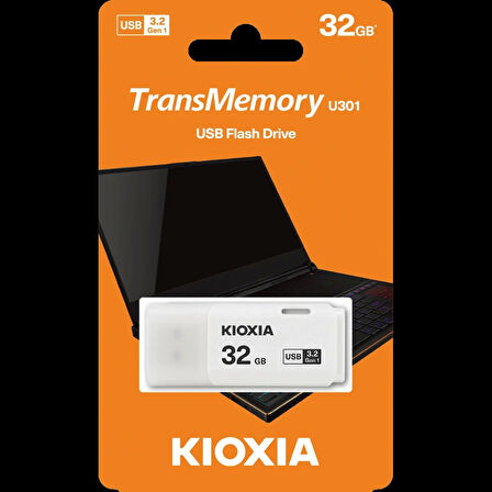 Kıoxıa U301 32gb Usb 3.2 Gen1 Transmemory Flash Disk (beyaz)