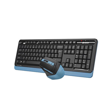 ONTECH - A4 Tech Fg1035 Mavi Q Mm 2.4g Kablosuz Klavye Mouse Set