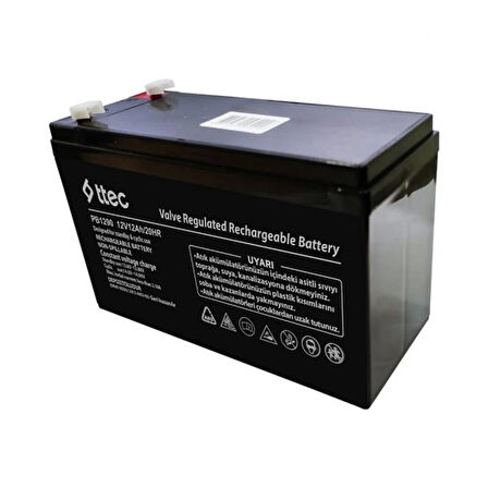 ONTECH - Ttec 12v 7ah Base Bakımsız Kuru Tip Akü