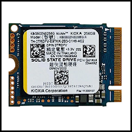 Kıoxıa Bics Flash, Kbg50zns256g, 256gb, 3400/1900, Gen4, Nvme Pcıe M.2 2230, Ssd (bulk-kutusuz)