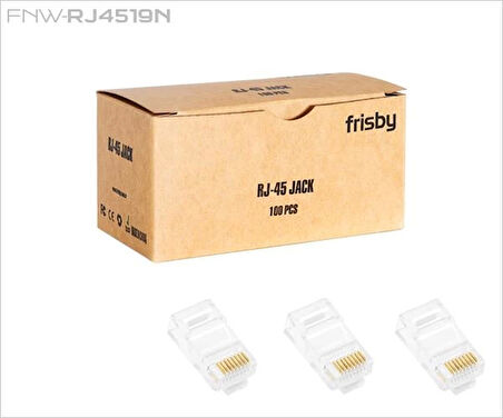 ONTECH - Frısby Fnw-rj4519n Rj45 Cat5 Utp 100 Adet Konnektor