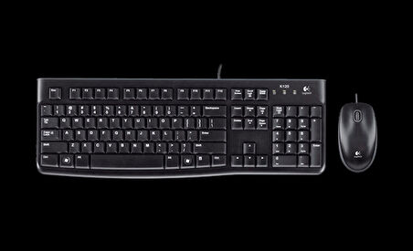 ONTECH - Logıtech Mk120 Tr Q Usb Kablolu Klavye Ve Mouse Set Siyah 920-002560