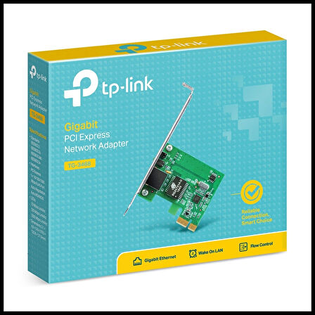 TP-LINK TG-3468, GigaBit, PCI-Express, Ethernet Kartı