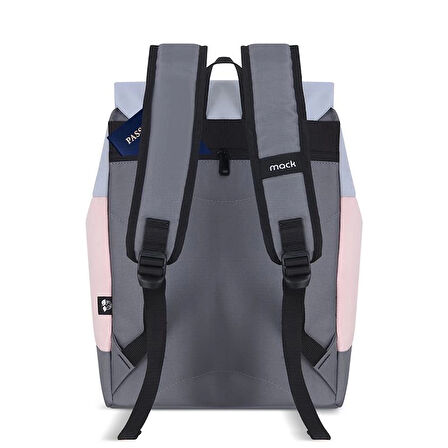 ONTECH - Mack Mce-1302 14.1" Zen Eco Günlük Sırt Çantası Pembe Gri