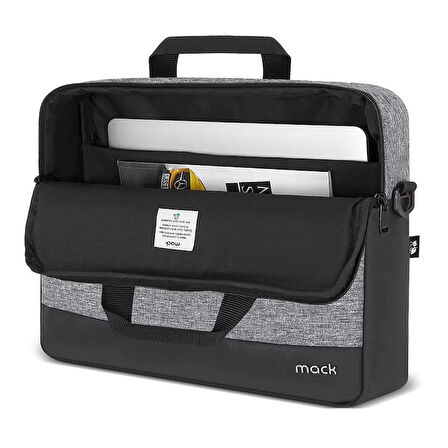 ONTECH - Mack Mce-1102 15.6" Unıcıty Eco Notebook Çantası Gri