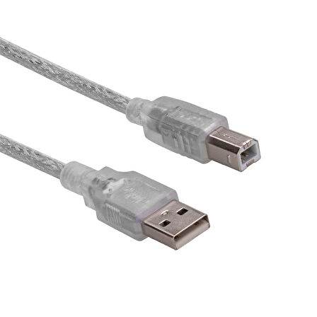 ONTECH - Slınk Sl-u2015 1,5mt Usb 2.0 Şeffaf Yazıcı Kablosu