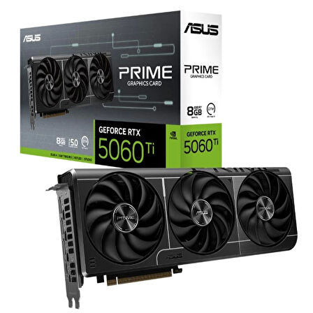 ONTECH - Asus Geforce Prıme-rtx5060tı-8g 8gb Gddr7 128bıt 1xhdmı 3xdp Ekran Kartı
