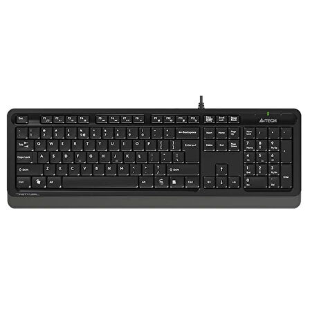 ONTECH - A4 Tech Fk10 Q Tr Mm Gri/siyah Usb Kablolu Klavye