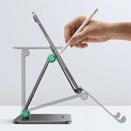 ONTECH - Ugreen Ayarlanabilir Metal Tablet Tutucu Standı Uzay Grisi 40393