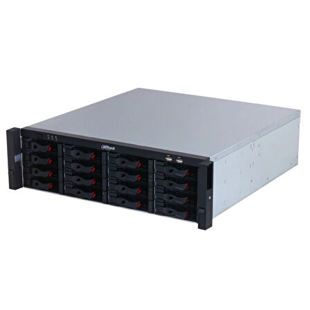 Dahua  Nvr616h-128-xı 32mpix, H265+, 128kanal Video,  16 Hdd, 1080p Kayıt, 1024 Mbps Bant Genişliği, 4 Port 2500 Mbps Lan, Raıd 0/1/5/6/10 Nvr