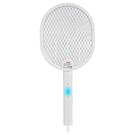 Asonıc As-a26, Beyaz, 3000v, Raket Tipi, Uv Mor Işıklı, 1200mah, Bataryalı, Şarj Edilebilir, Katlanabilir, Sinek Öldürücü