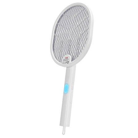 Asonıc As-a26, Beyaz, 3000v, Raket Tipi, Uv Mor Işıklı, 1200mah, Bataryalı, Şarj Edilebilir, Katlanabilir, Sinek Öldürücü