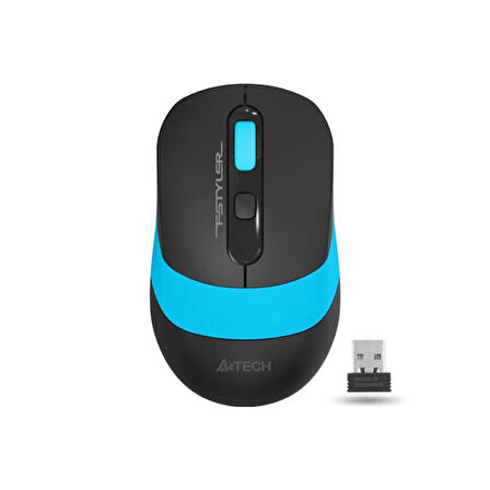 ONTECH - A4 Tech Fg10 Mavı 2.4g Nano 2000dpı Kablosuz Mouse
