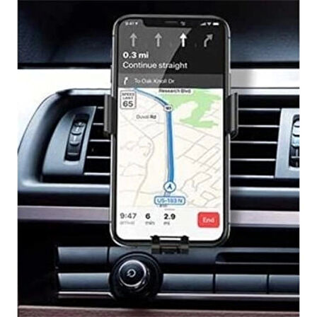 ONTECH - Ugreen Araç İçi Telefon Tutucu Air Vent Siyah 40907