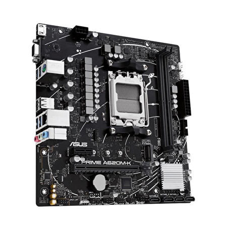 ONTECH - Asus Prıme A620m-k Ddr5 6400mhz 1xvga 1xhdmı 1xm.2 Usb 3.2 Matx Am5 ( Amd Am5 7000 Serisi İşlemci Uyumlu)