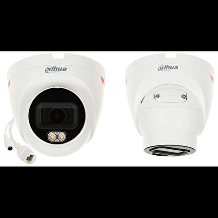 Dahua  Ipc-hdw2449tl-s-led-pro  4mpix, Wizcolor, 2,8mm Lens,h265+, 30mt Gece Görüşü, Ip67, Dahili Mikrofon, Poe Dome Ip Kamera