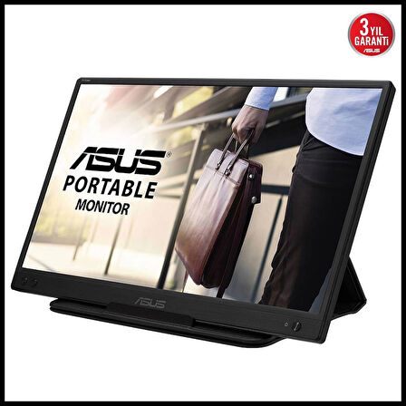 Asus Zenscreen Mb166c 15.6&quot; 5ms, 60hz, Full Hd, Usb-c, Düşük Mavi Işık, Freesync, Ips Panel, Taşınabilir Usb Monitör