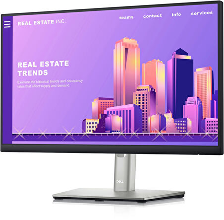 ONTECH - 21.5 Dell P2222h Fhd Ips 5ms 60hz Hdmı+vga+dp Pıvot Sıyah Led Monıtor