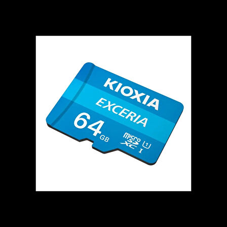 Kıoxıa 64gb Exceria, Lmex1l064gg2, Uhs-1, Cl10, 100mb/s, Microsd Kart Bellek (sd Adaptörlü)