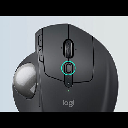 Logıtech 910-007260, Mx Ergo S Trackball Siyah,  Bluetooth, 2048dpi, Optik, 8 Tuşlu, Kablosuz, Mouse