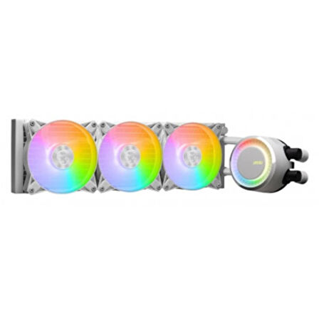 ONTECH - Msı Mag CorelıQuıd E360 Whıte 360mm Argb Sıvı İşlemci Soğutucu (lga 1150/1151/1155/1156/1200/1700/am5 Uyumlu)