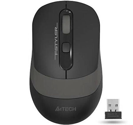 ONTECH - A4 Tech Fg10s Grı Sessiz Kablosuz Optık 2000 Dpı