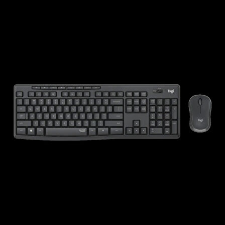 Logıtech Mk295 Siyah, 920-009804, Kablosuz, Türkçe Q, Klavye Mouse Set