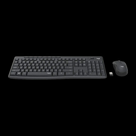 Logıtech Mk295 Siyah, 920-009804, Kablosuz, Türkçe Q, Klavye Mouse Set