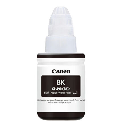 ONTECH - Canon Gı-490bk Sıyah Murekkep Kartus