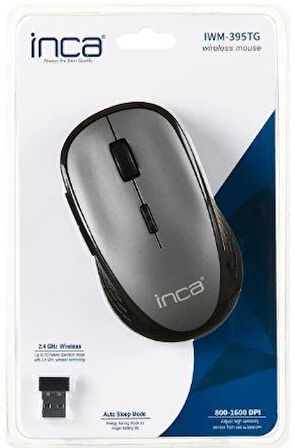 ONTECH - Inca Iwm-395tg gri Kablosuz 1600dpı Mouse