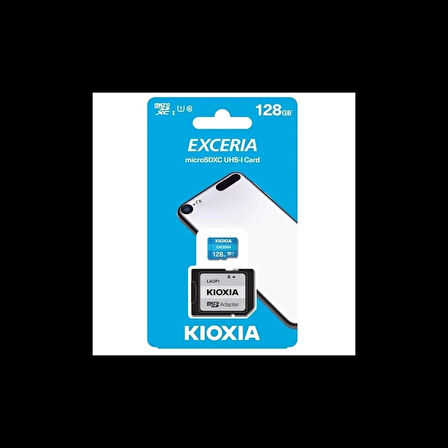 Kıoxıa 128gb Exceriag2, Lmex1l128gg2, U1 V30 4k, Cl10, 100mb/s, Microsd Kart Bellek (sd Adaptörlü)