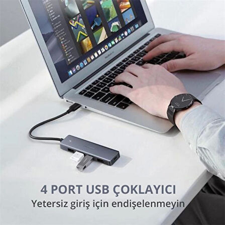 ONTECH - Ugreen 4-port Usb3.0 Hub Wıth Usb-c Power Supply 50985